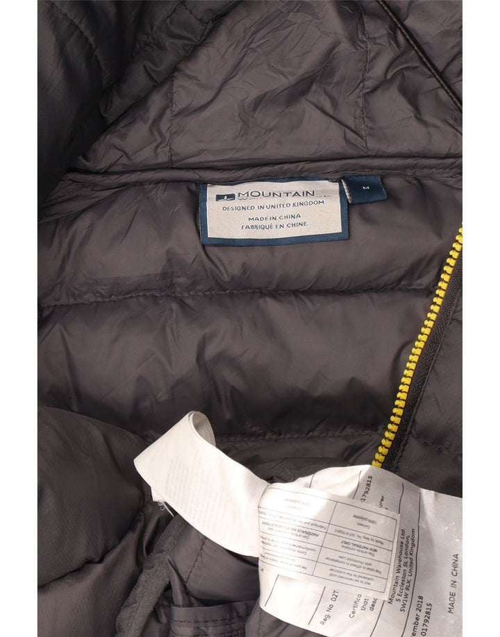 MOUNTAIN WAREHOUSE Herre hættepolstret jakke UK 38 Medium Grey Colourblock