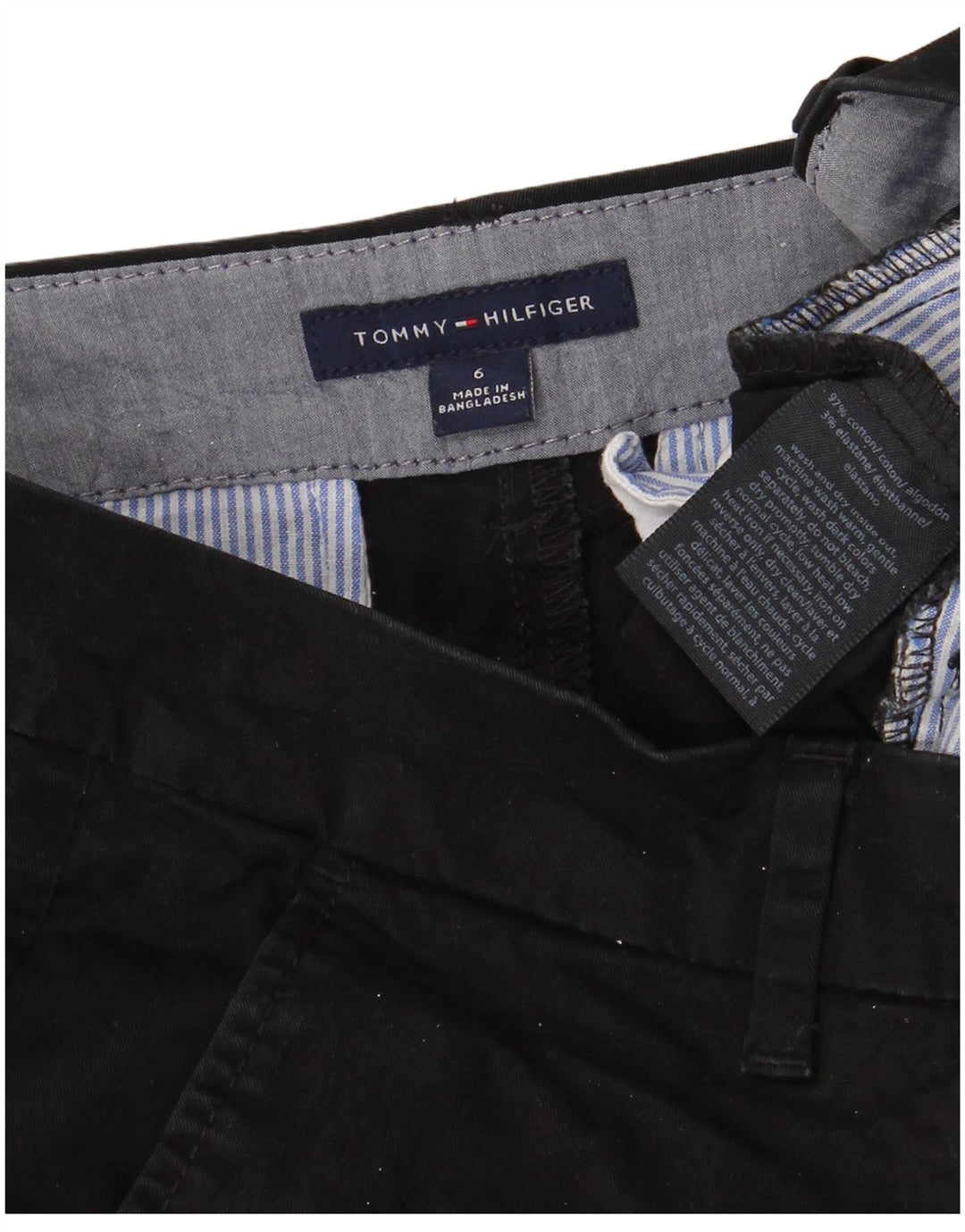 Tommy Hilfiger Dame Skinny Chino Bukser US 6 Medium W32 L29 Sort