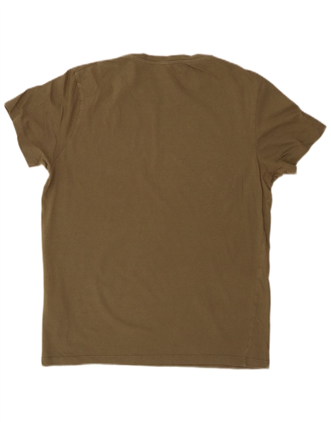 JACK & JONES Herre T-Shirt Top Medium Khaki Bomuld