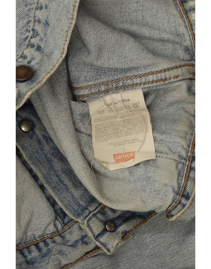 Levi's Herre denimjakke UK 38 Medium Blue Cotton