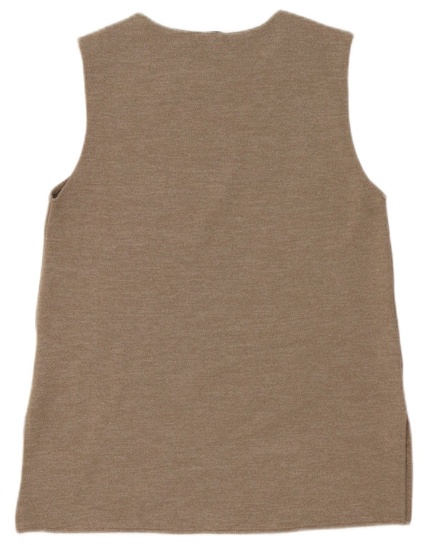Zara Damevest Top UK 10 Small Beige
