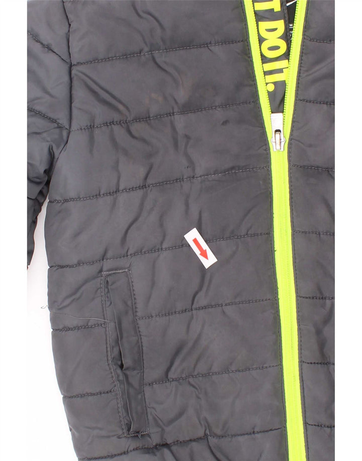 Nike drenge hættepolstret jakke 3-4 år grå polyester