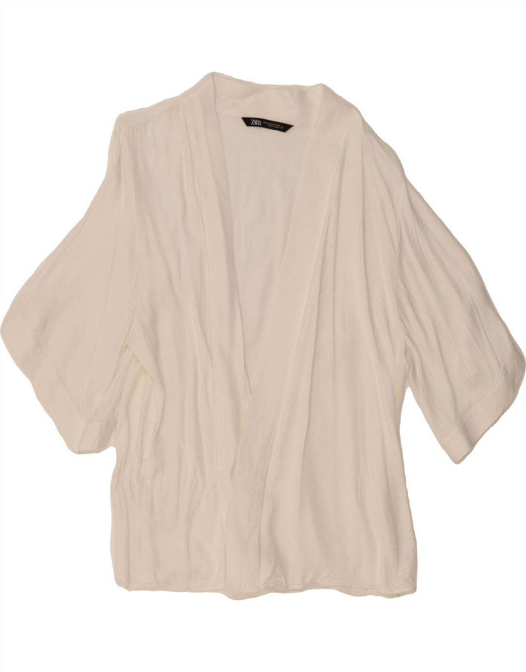 ZARA Womens Cardigan Top UK 14 Medium White Vintage Zara and Second-Hand Zara from Messina Hembry 