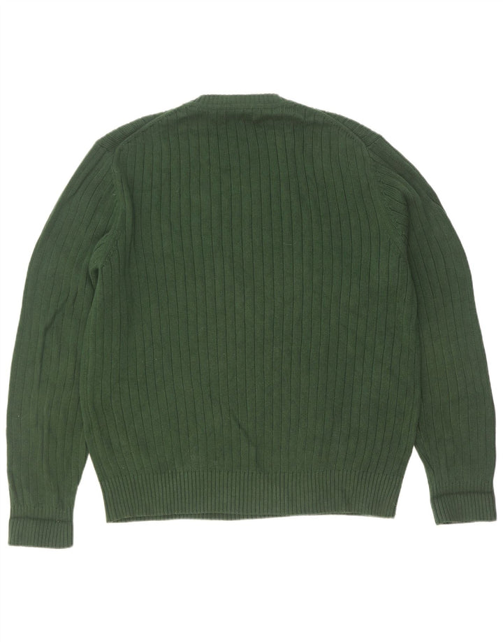 Nautica Herre Crew Neck Jumper Sweater Large Green