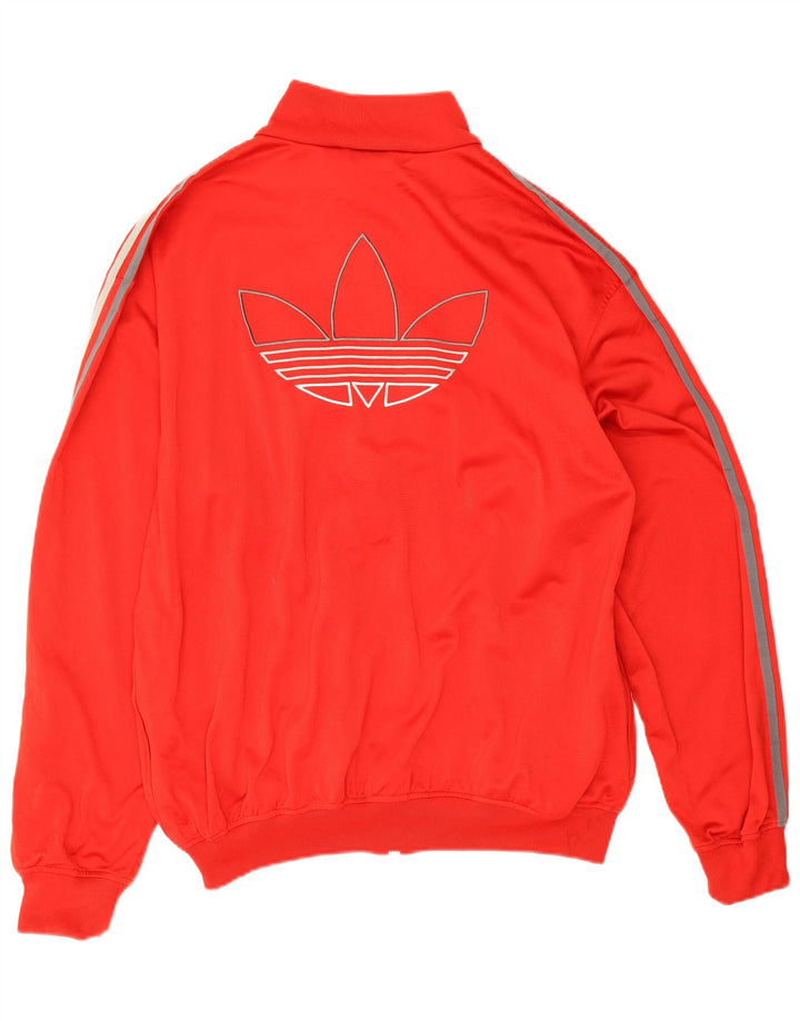 Adidas Herre grafisk træningsdragt Topjakke Stor rød polyester