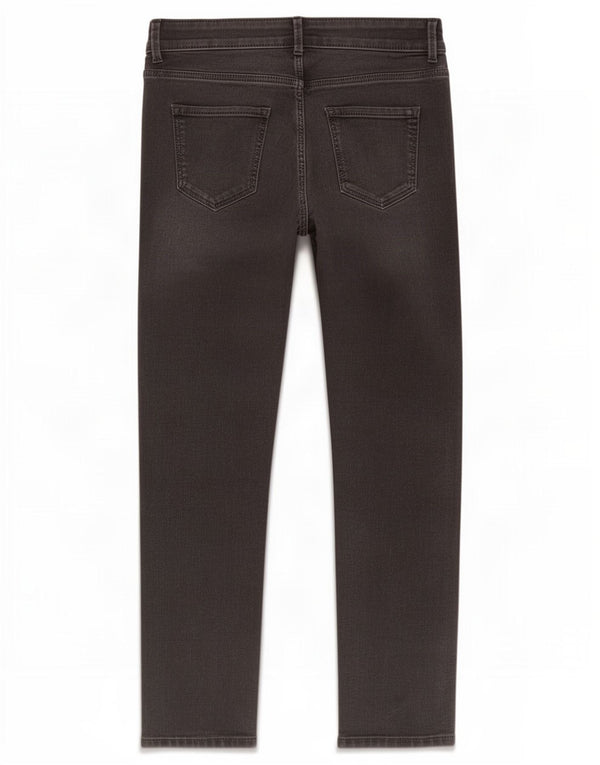 Marks & Spencer Womens Crop Straight Jeans UK 10 Small W28 L24 Black