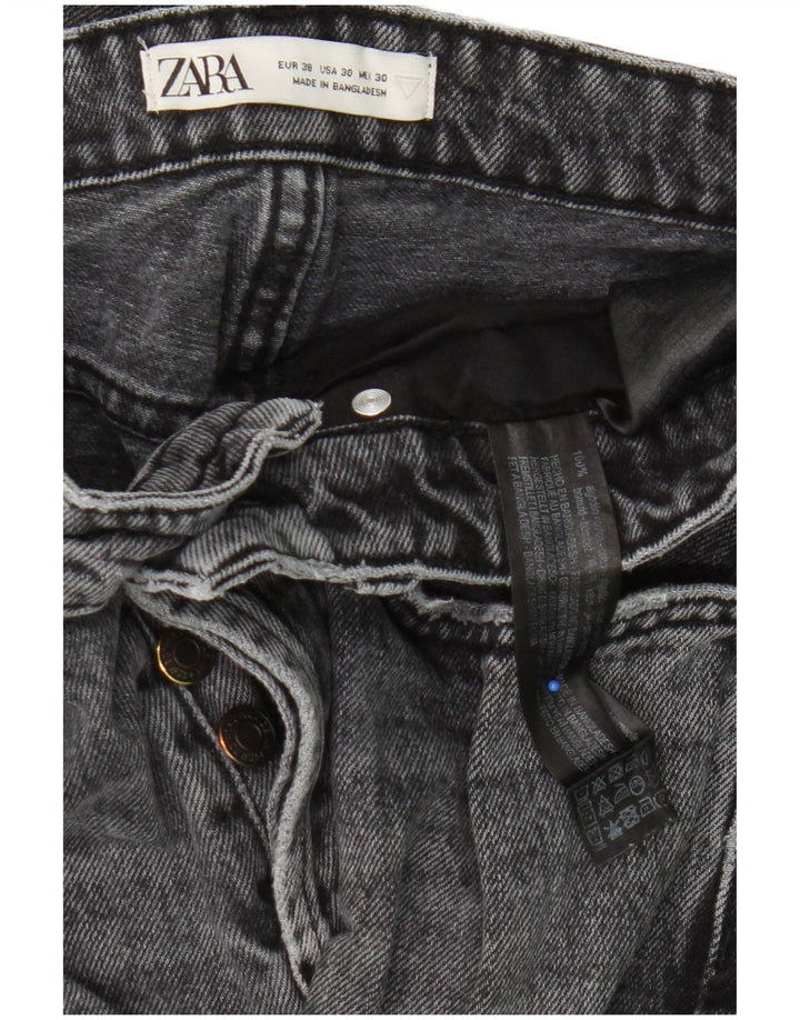 Zara Herre Slim Jeans EU 38 Small W30 L26 Grå Bomuld