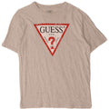 Guess Herre grafisk T-shirt Top Stor grå flækket bomuld