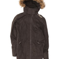 Superdry Sherpa Parkajakke med hætte til kvinder UK 12 Medium Black Polyester