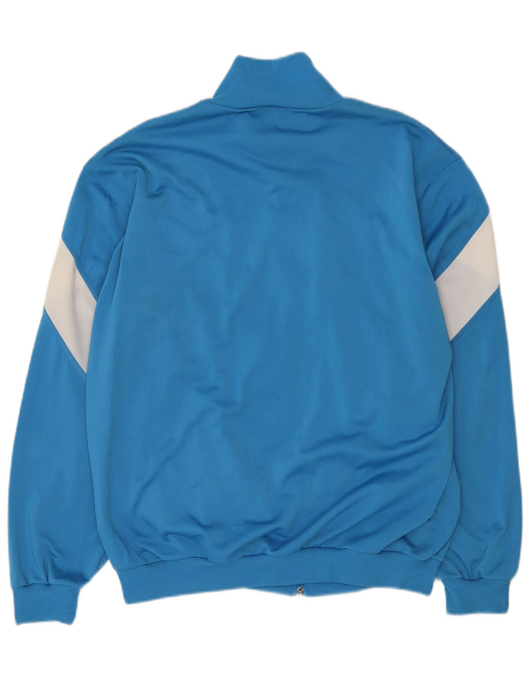 Adidas Træningsdragt til mænd Topjakke UK 40/42 Medium Blue Colourblock Polyester