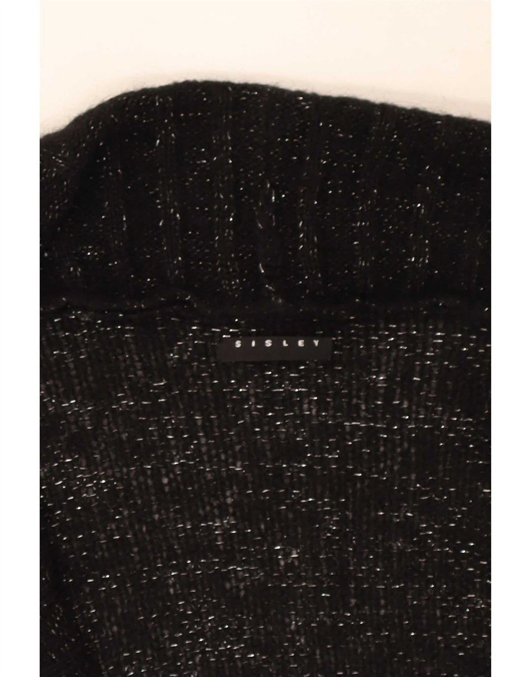 Sisley Dame Cardigan Sweater UK 14 Medium Sort Flecked