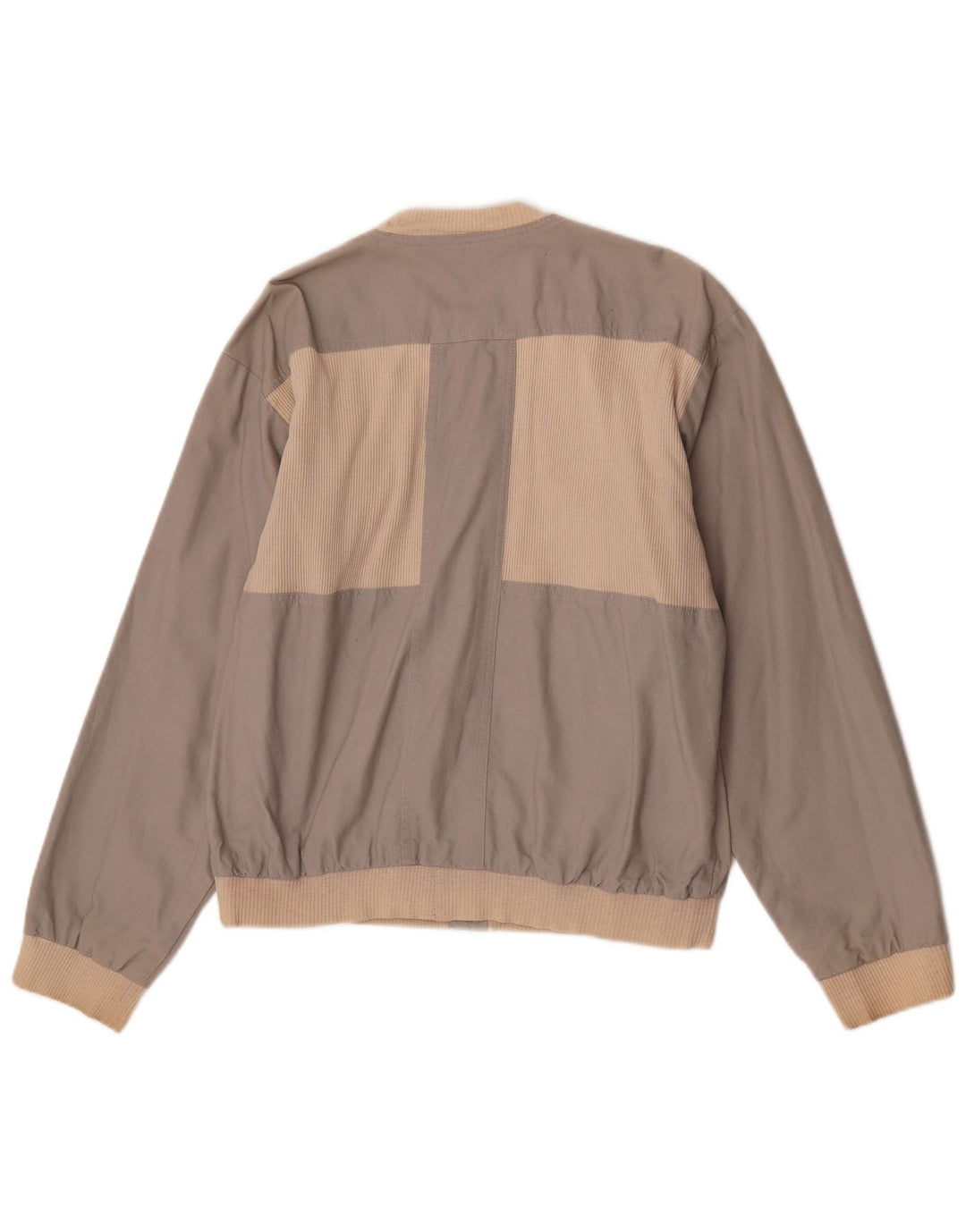 Vintage Bomberjakke til mænd UK 40 Large Grey Colourblock