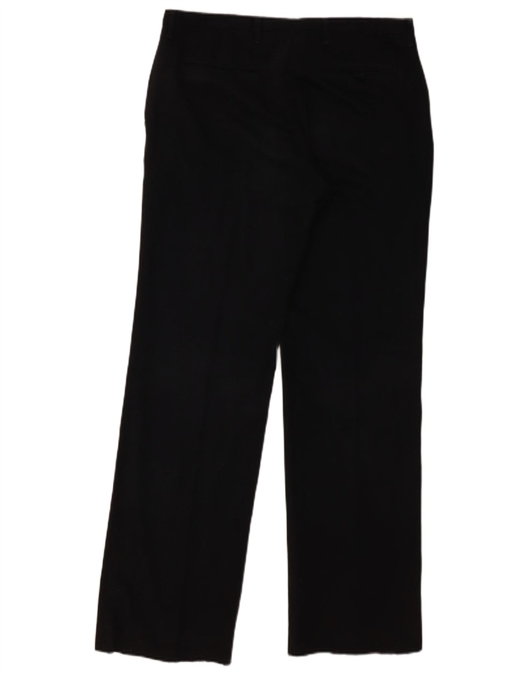 Zara Herre Lige Chinobukser EU 42 Large W32 L32 Sort Polyester