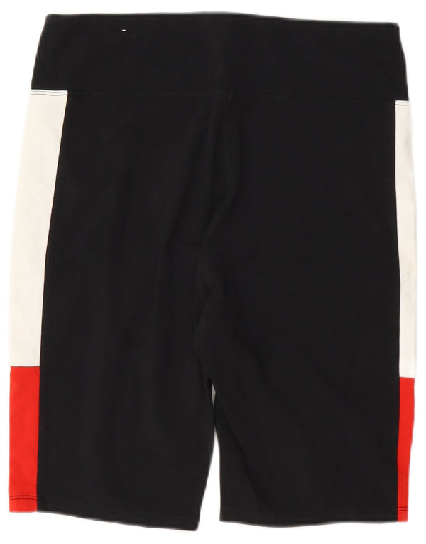 Tommy Hilfiger Sportsshorts til kvinder UK 12 Medium Sort Colourblock Bomuld
