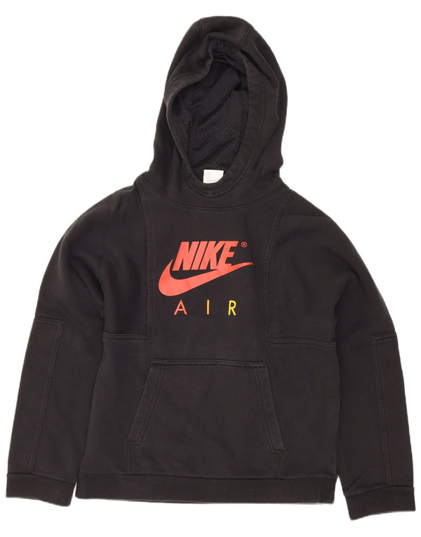 Nike piger grafisk hættetrøje 12-13 år Large Black Sports