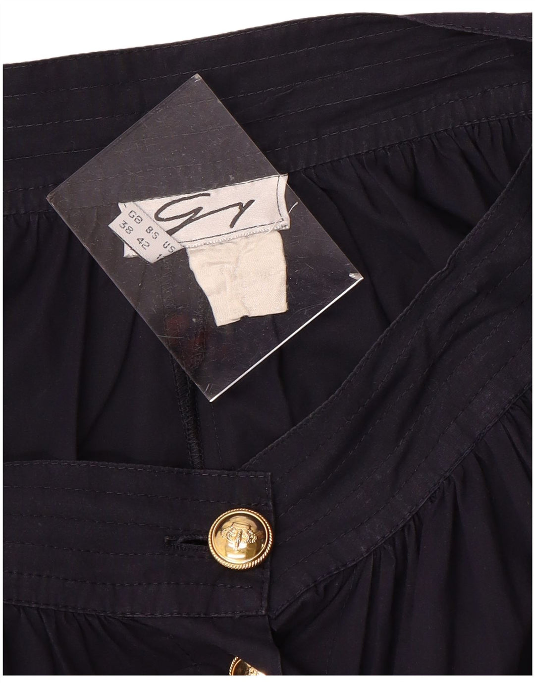 GENNY Dame Flared Nederdel EU 38 Medium W28 Navy Blue