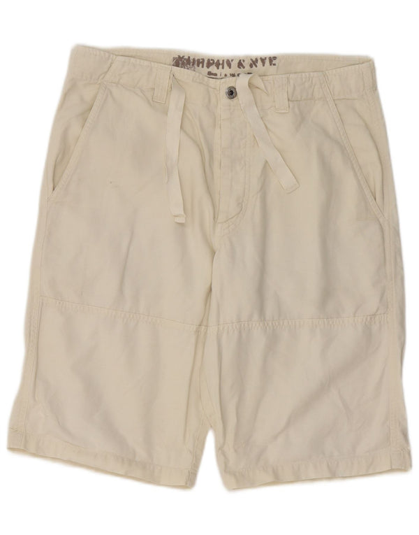 Murphy & Nye Herre Chino Shorts Medium W32 Beige Bomuld