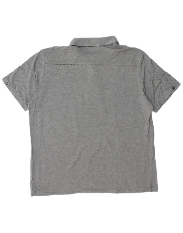 Hugo Boss Polo Shirt til mænd XL Grå Flecked