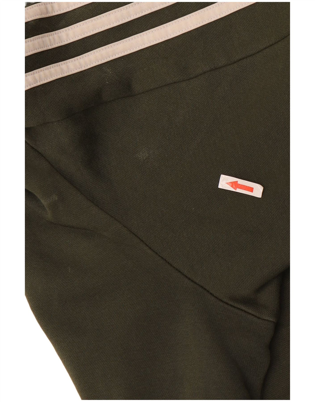 Adidas Herre Sweatshirt Jumper Large Khaki Colourblock Bomuld