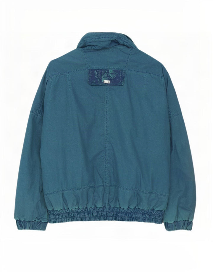 Vintage bomberjakke til mænd IT 50 Stor blå polyester
