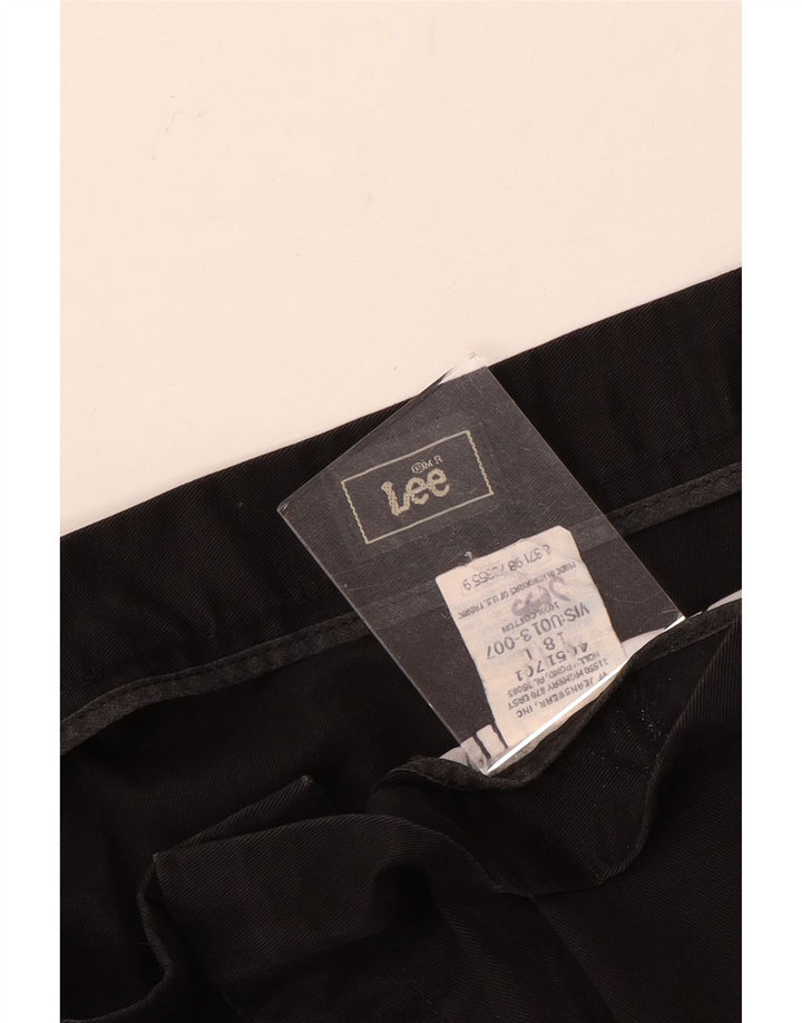 Lee Chino Shorts til kvinder US 18 2XL W34 Sort Bomuld