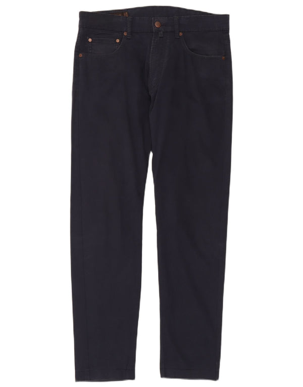 Marlboro Classics Slim Casual Bukser til mænd W32 L31 Marineblå