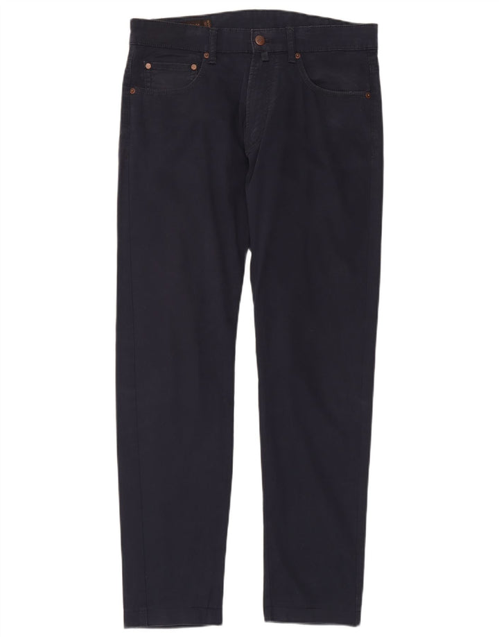 Marlboro Classics Slim Casual Bukser til mænd W32 L31 Marineblå