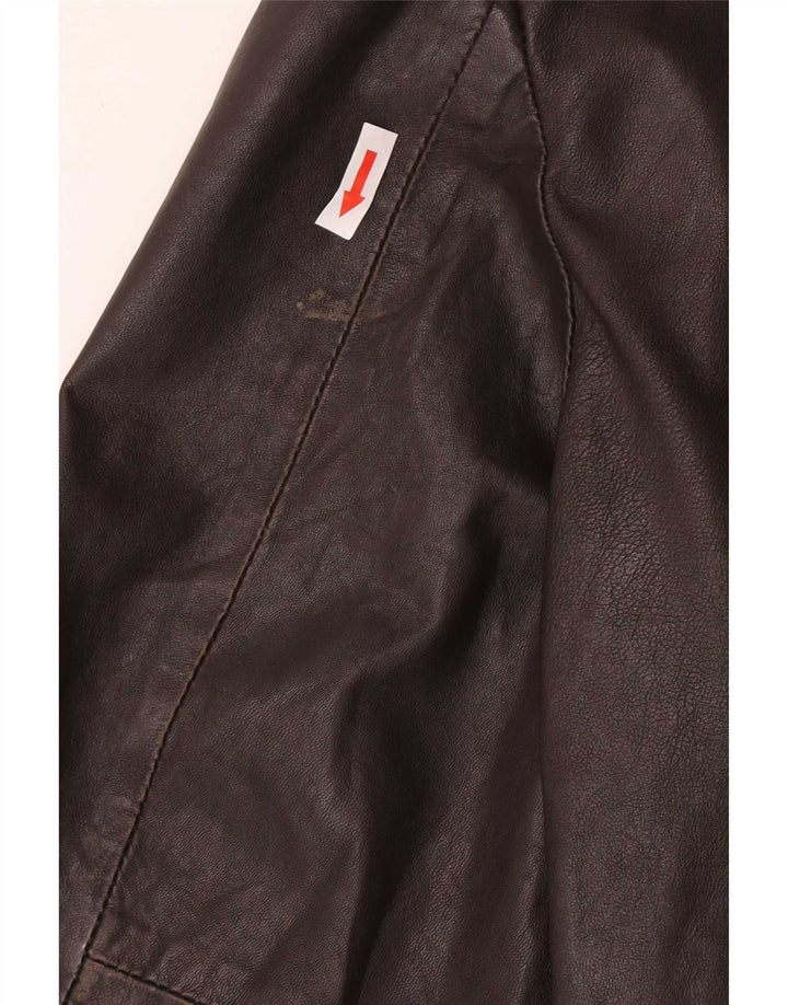 Superdry Military Læderjakke til mænd UK 42 XL Brun
