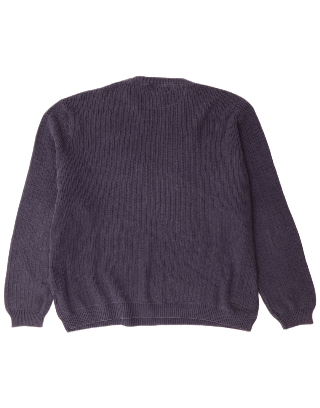 EDDIE BAUER Herre sweater med rund hals XL marineblå bomuld