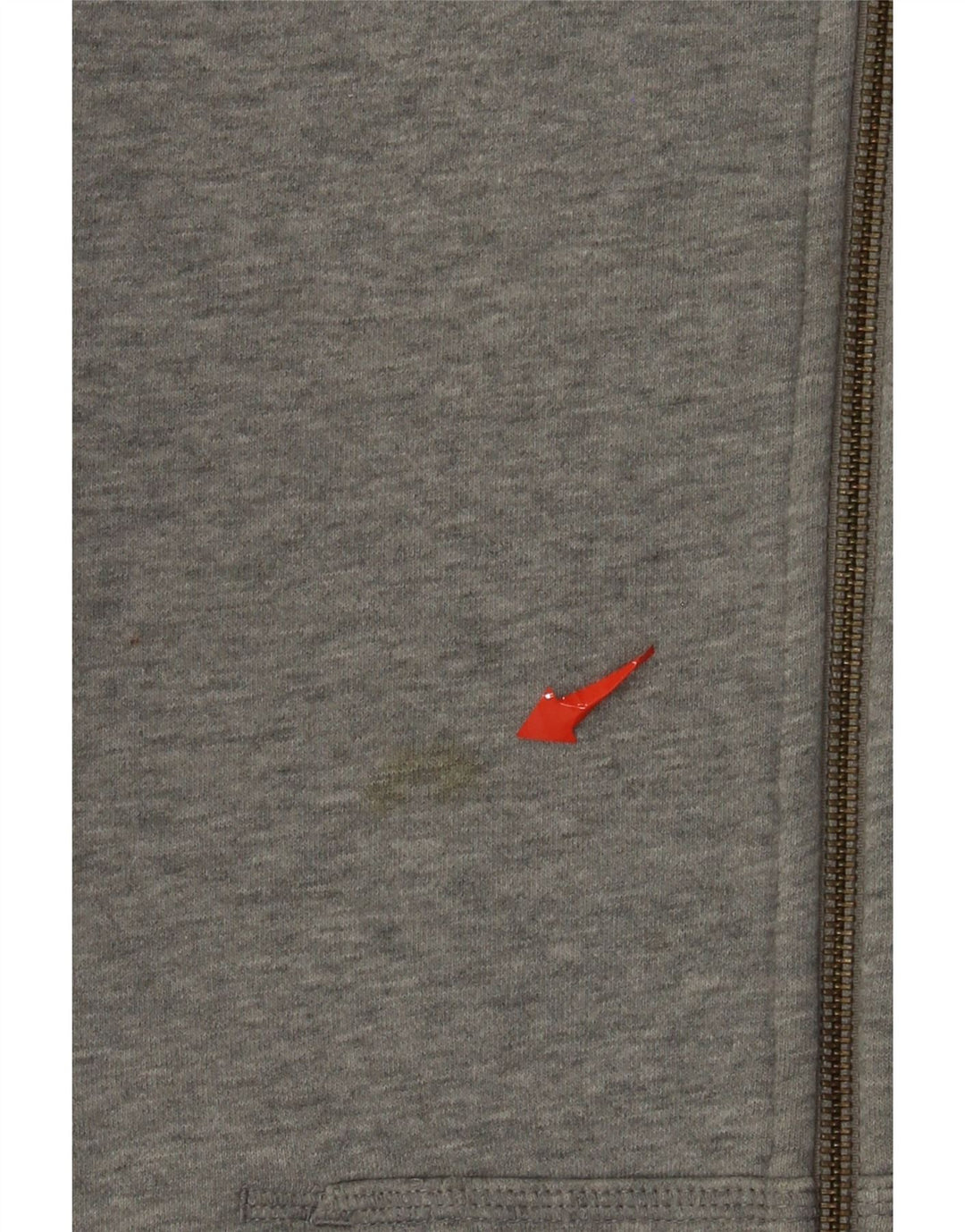 Nike hættetrøje med lynlås til mænd Medium Grey Flecked Bomuld