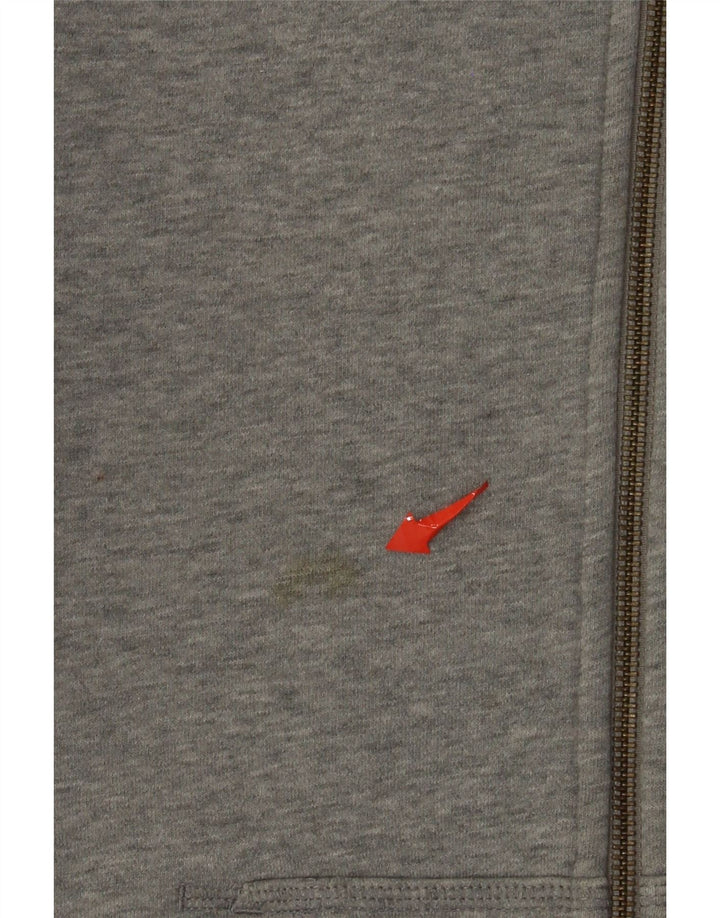 Nike hættetrøje med lynlås til mænd Medium Grey Flecked Bomuld