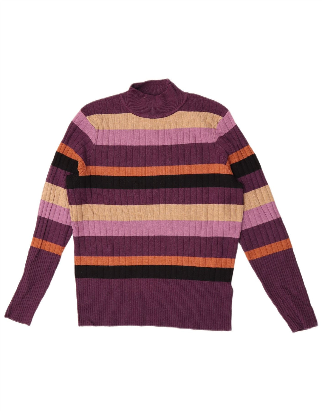 Marks & Spencer Dame Turtle Neck Sweater UK 12 Medium Purple