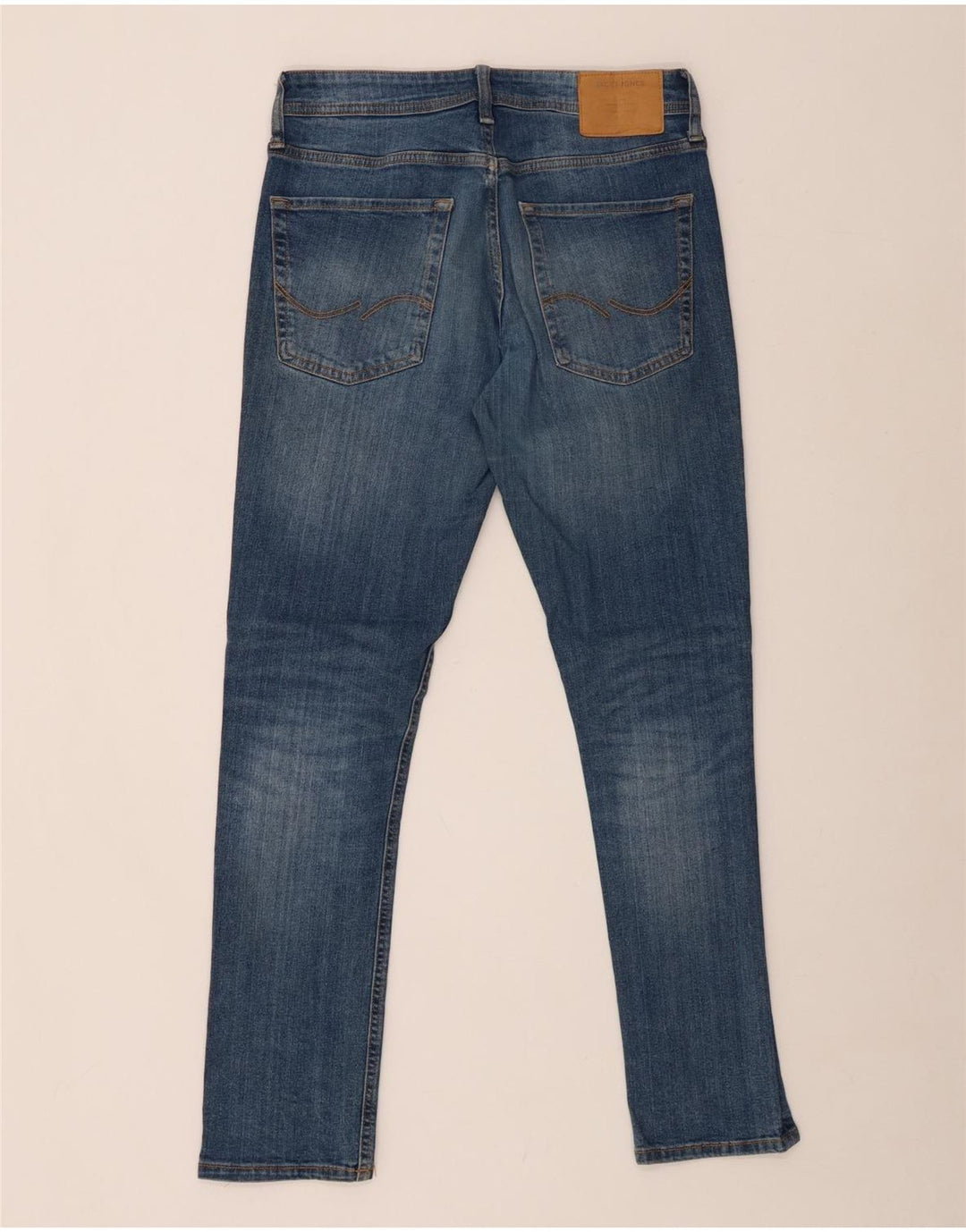 JACK & JONES Herre GLENN Skinny Jeans W32 L32 Blå Bomuld