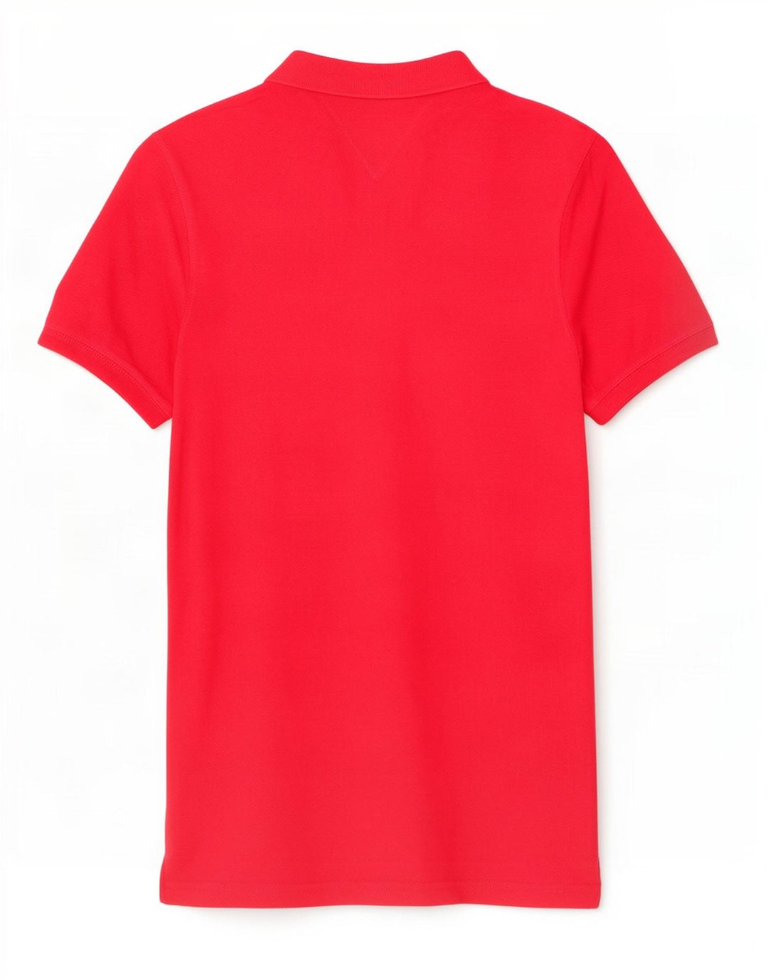 Tommy Hilfiger Herre Polo Shirt Stor Rød Bomuld