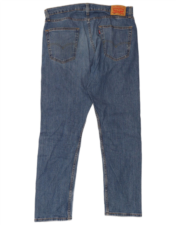 Levi's Herre 502 tilspidsede jeans W36 L32 blå bomuld
