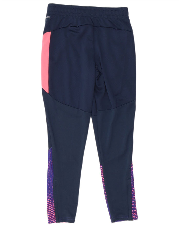 Puma træningsdragt bukser til piger 9-10 år Navy Blue Colourblock Polyester