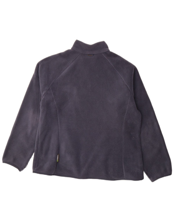 Jack Wolfskin Dame Fleecejakke UK 20 2XL Navy Blue Polyester
