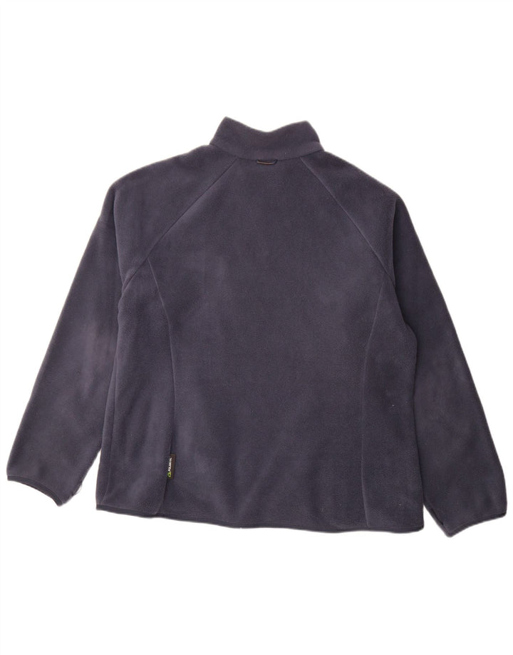Jack Wolfskin Dame Fleecejakke UK 20 2XL Navy Blue Polyester