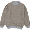RODEO Mens Polo Neck Jumper Sweater IT 52 Large Grey Colourblock Vintage Rodeo and Second-Hand Rodeo from Messina Hembry 
