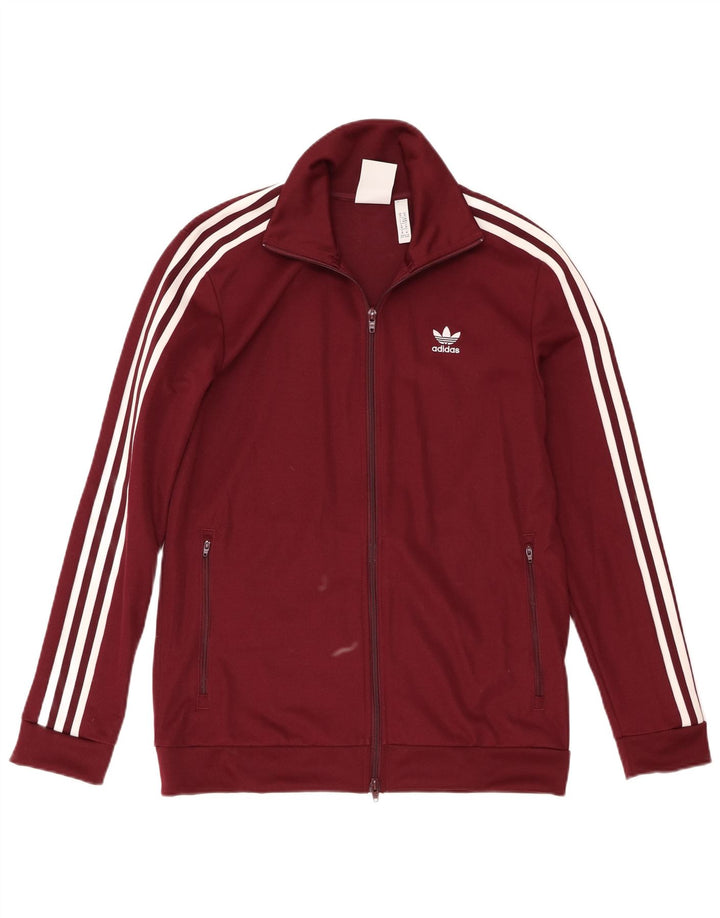 Adidas Træningsdragt til mænd Topjakke Medium Bourgogne bomuld