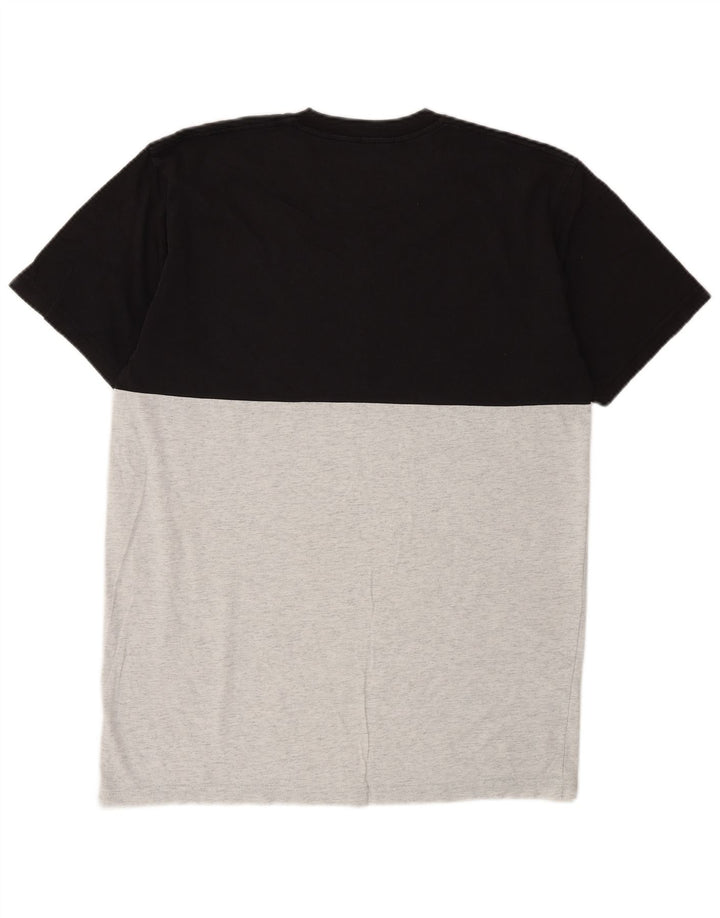 Vans Herre Classic Fit T-shirt Top Medium Grey Colourblock Bomuld
