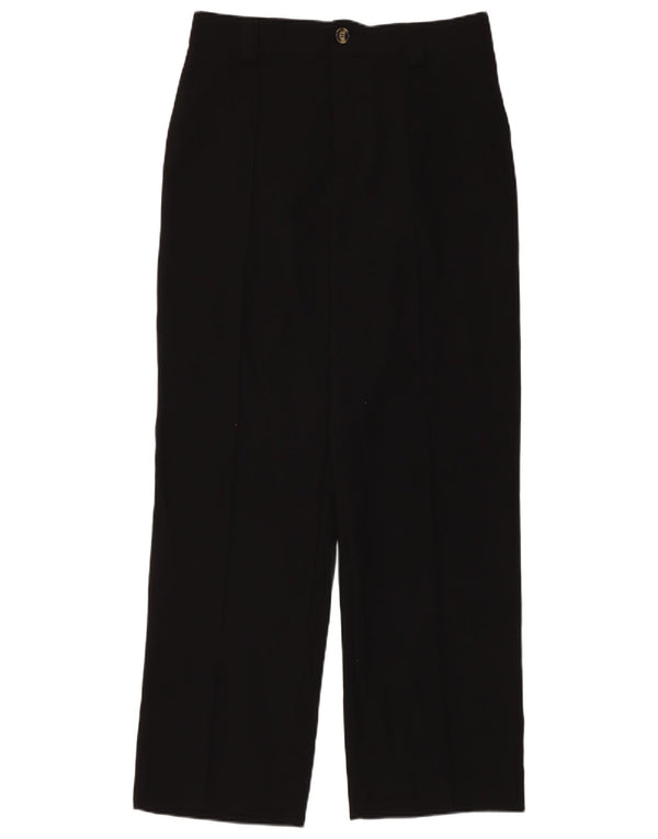 Zara Womens Pegged Chino Bukser Large W32 L32 Sort Polyester