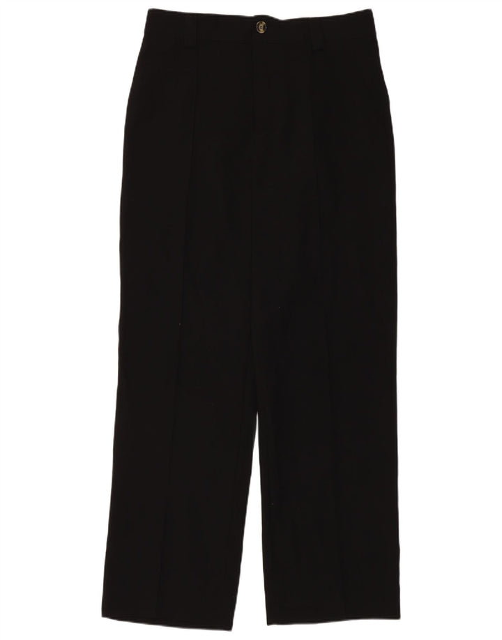 Zara Womens Pegged Chino Bukser Large W32 L32 Sort Polyester