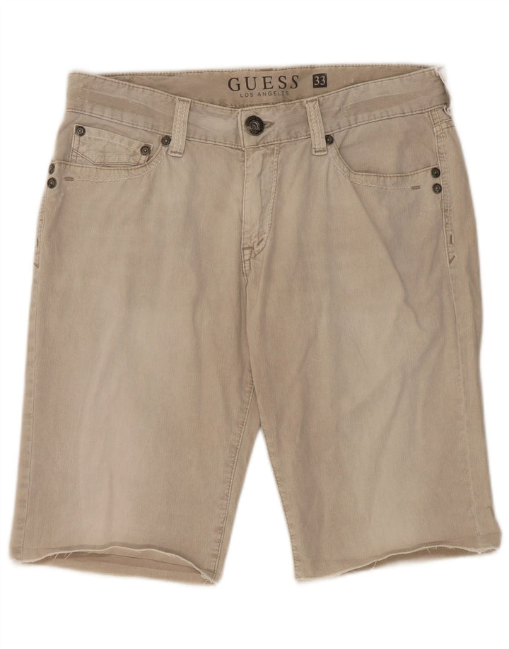 Guess Casual Shorts til mænd W33 Large Grå