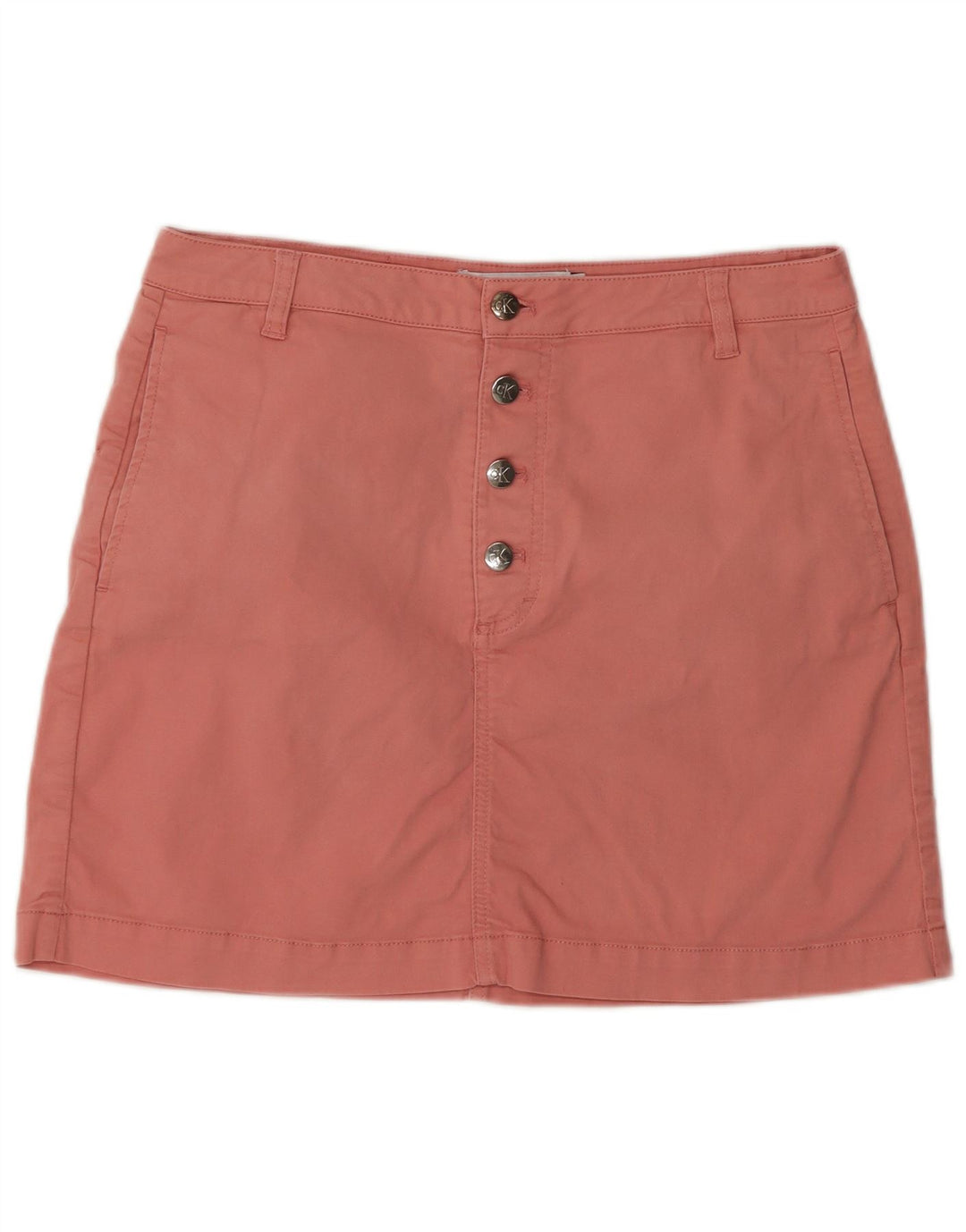 Calvin Klein Dame Mini Nederdel Large W32 Pink Bomuld