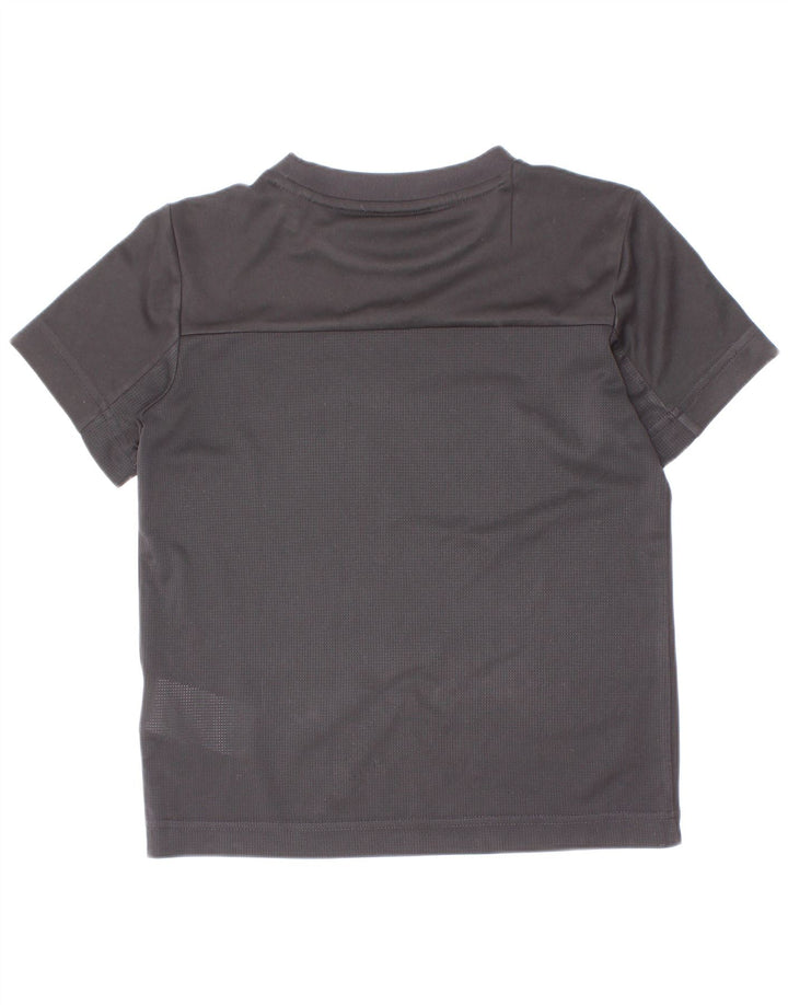 Adidas drenge Climacool grafisk t-shirt top 5-6 år 2XS sort polyester