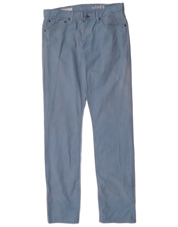 Gap Herre Slim Casual Bukser W34 L34 Blå Bomuld