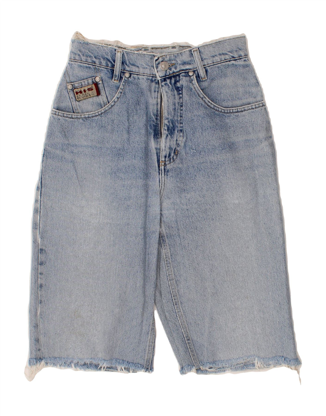 H.I.S Womens Bermuda Denim Shorts W26 Small Blue Vintage H.I.S and Second-Hand H.I.S from Messina Hembry 