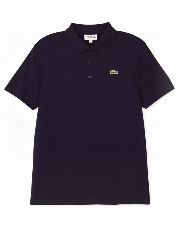 Lacoste herre poloshirt størrelse 4 Medium marineblå bomuld