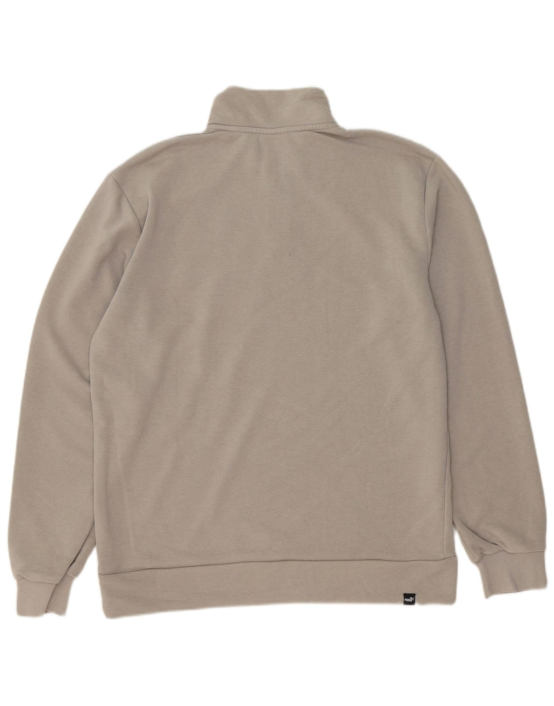 Puma Sweatshirt med lynlås til mænd mellem grå
